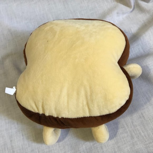 Toast With Egg Stuffed Kawaii Plush 9 in Japan Stuffie USA Seller New - Picture 3 of 5